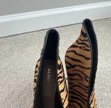 Aldo Tiger Print Peep-Toe Boots - Image 3