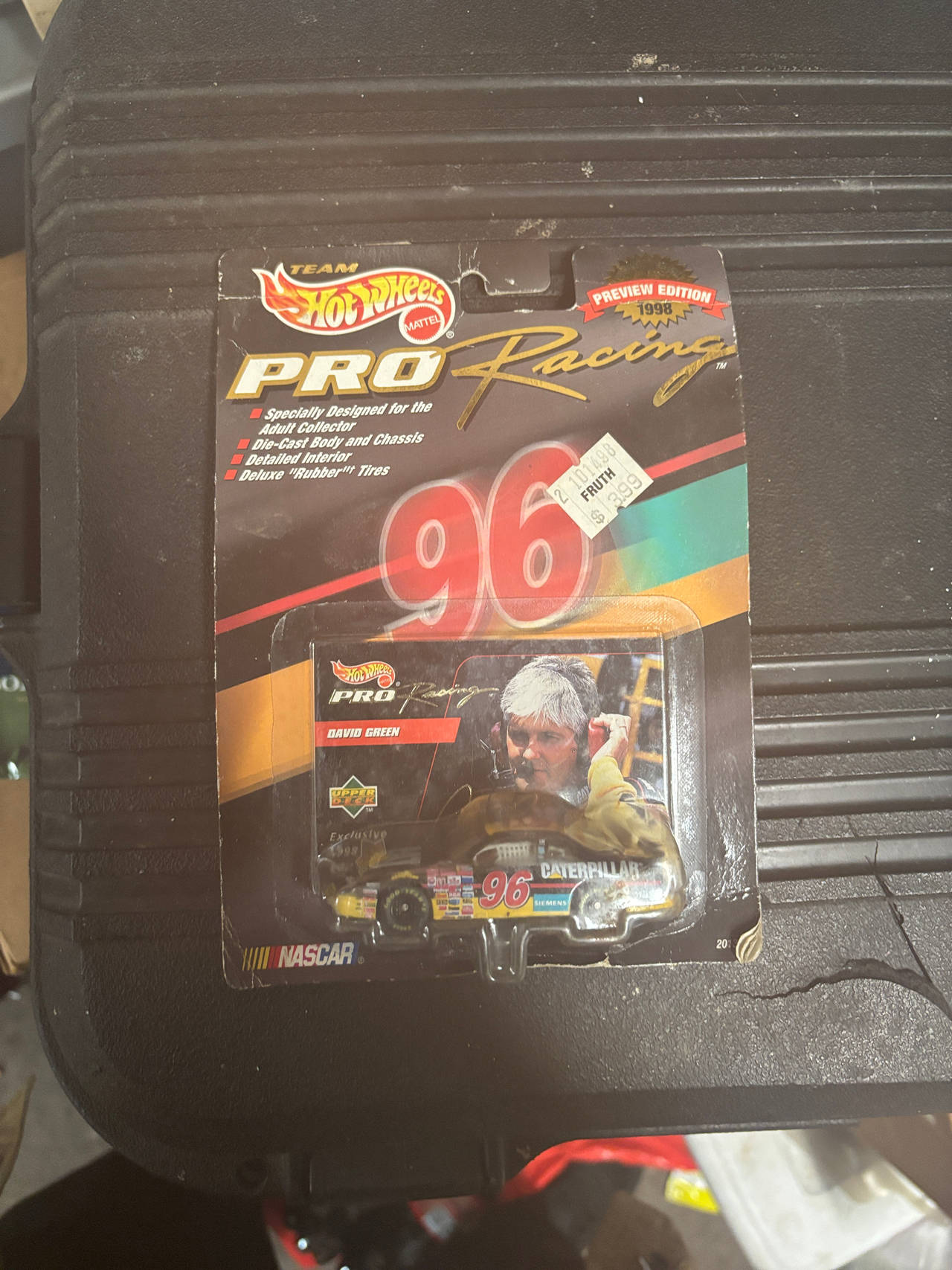 Hot Wheels Pro Racing David Green #96 Caterpillar 1998 Preview Edition