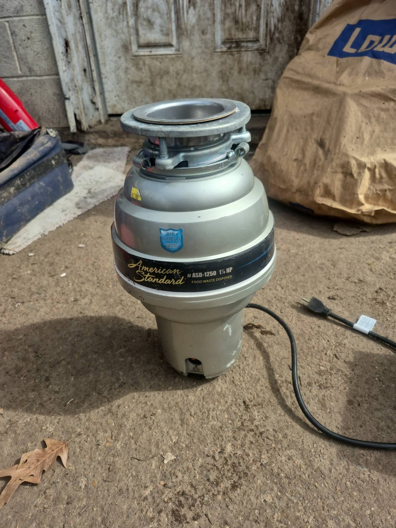American Standard ASD-1250 1.25 HP Food Waste Disposer