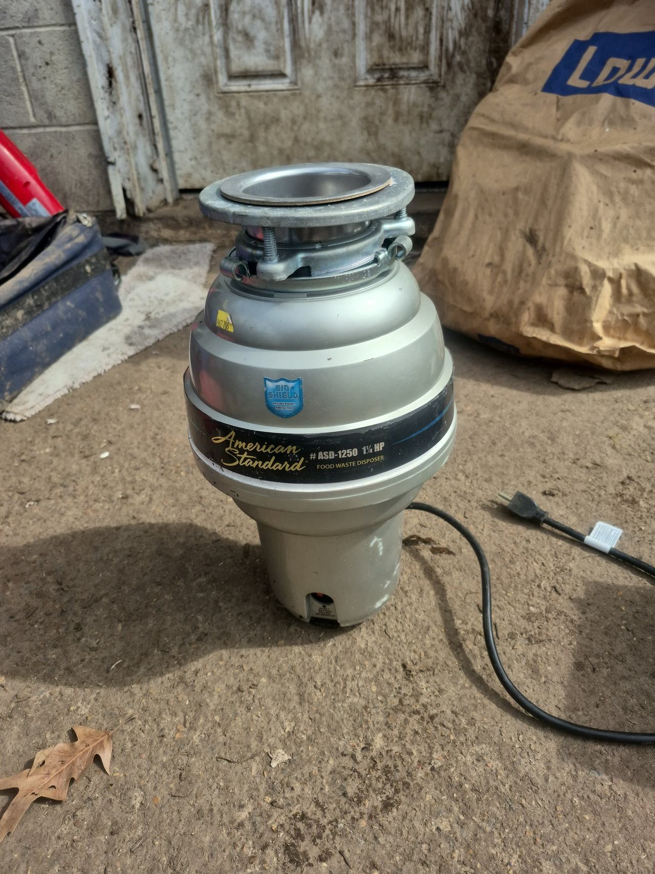 American Standard ASD-1250 1.25 HP Food Waste Disposer