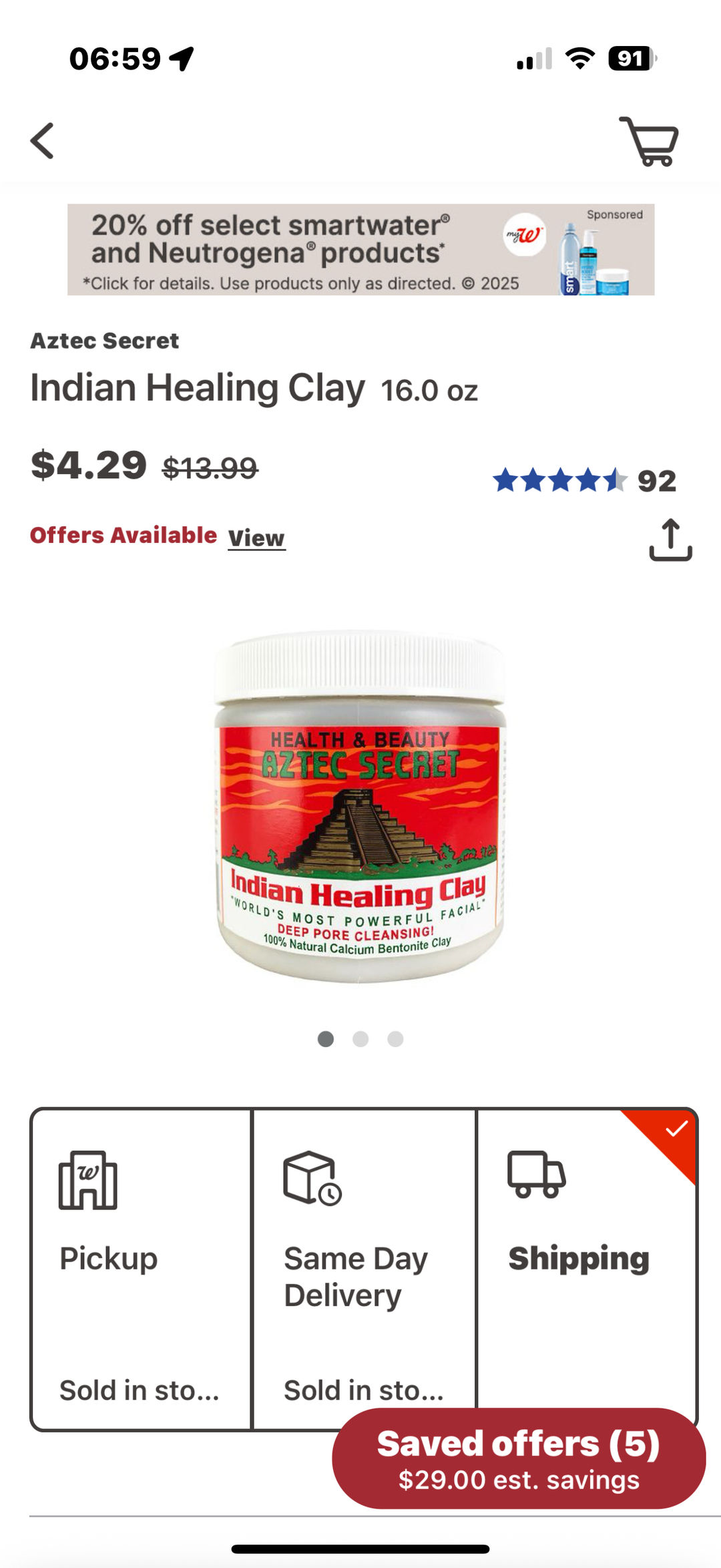 Aztec Secret Indian Healing Clay