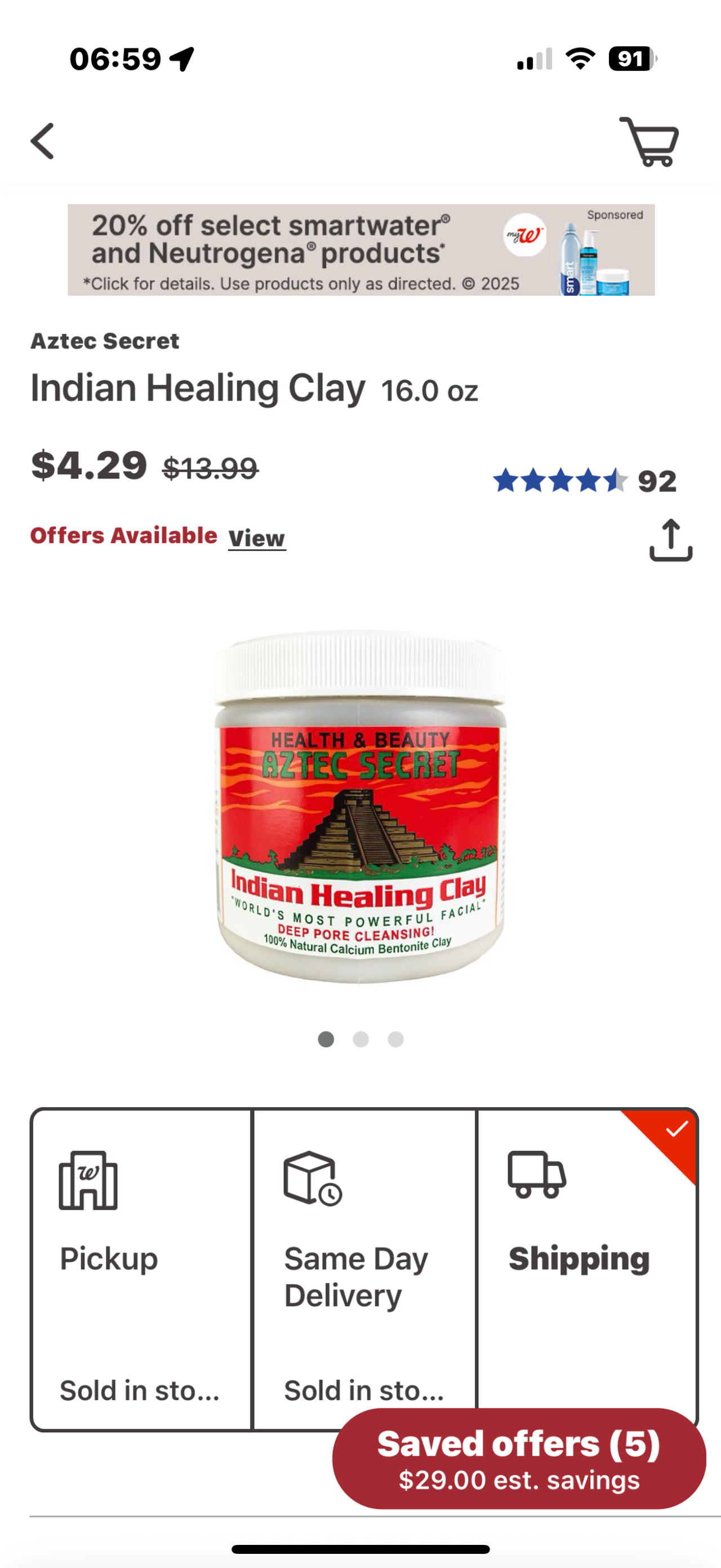 Aztec Secret Indian Healing Clay