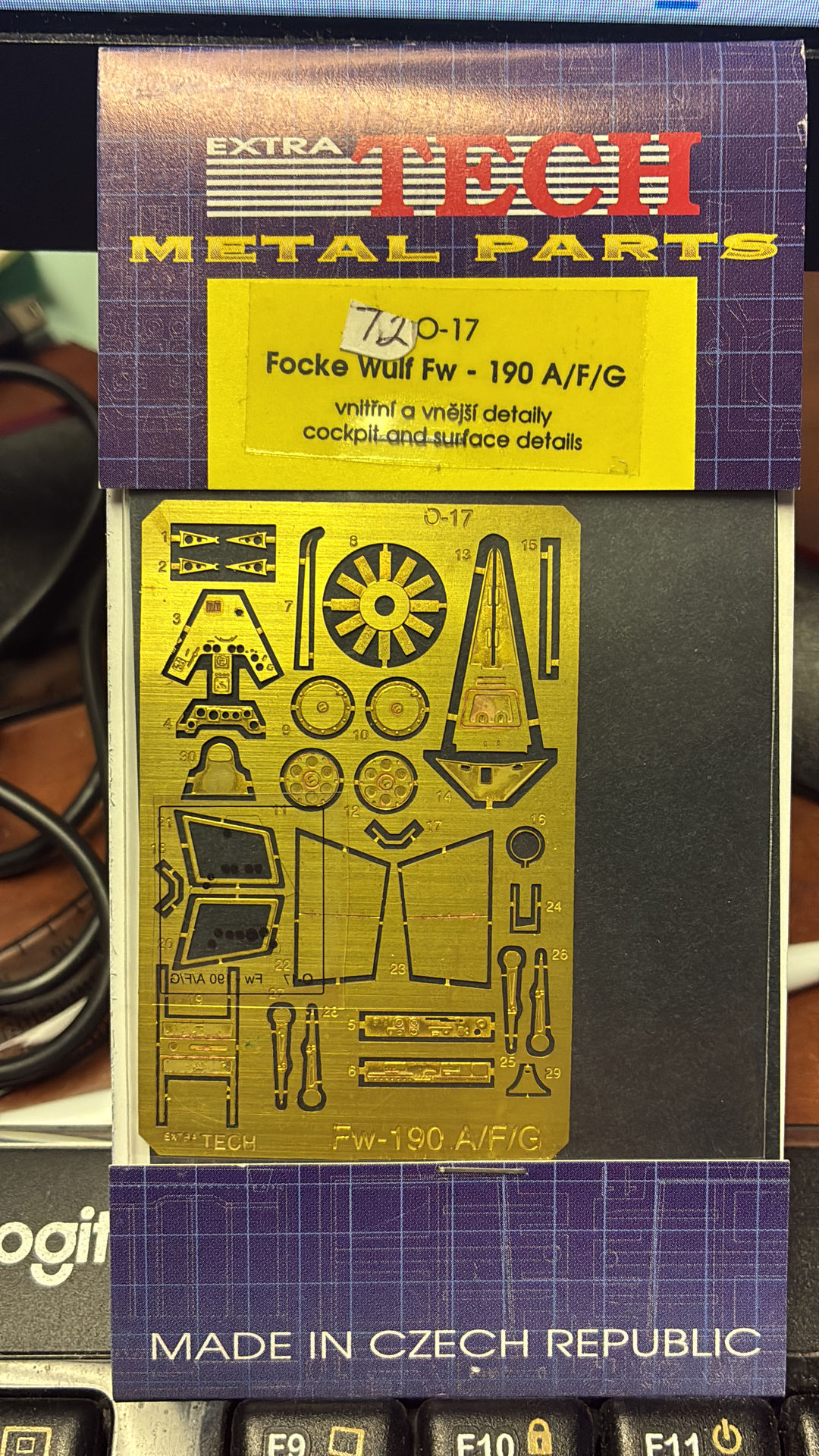 Extratech 1/72 Focke Wulf Fw-190 A/F/G Metal Parts