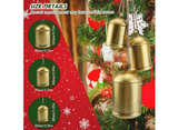 Christmas Bells for Decoration,Vintage Iron Bells with Jute Rope for Hanging - Image 4