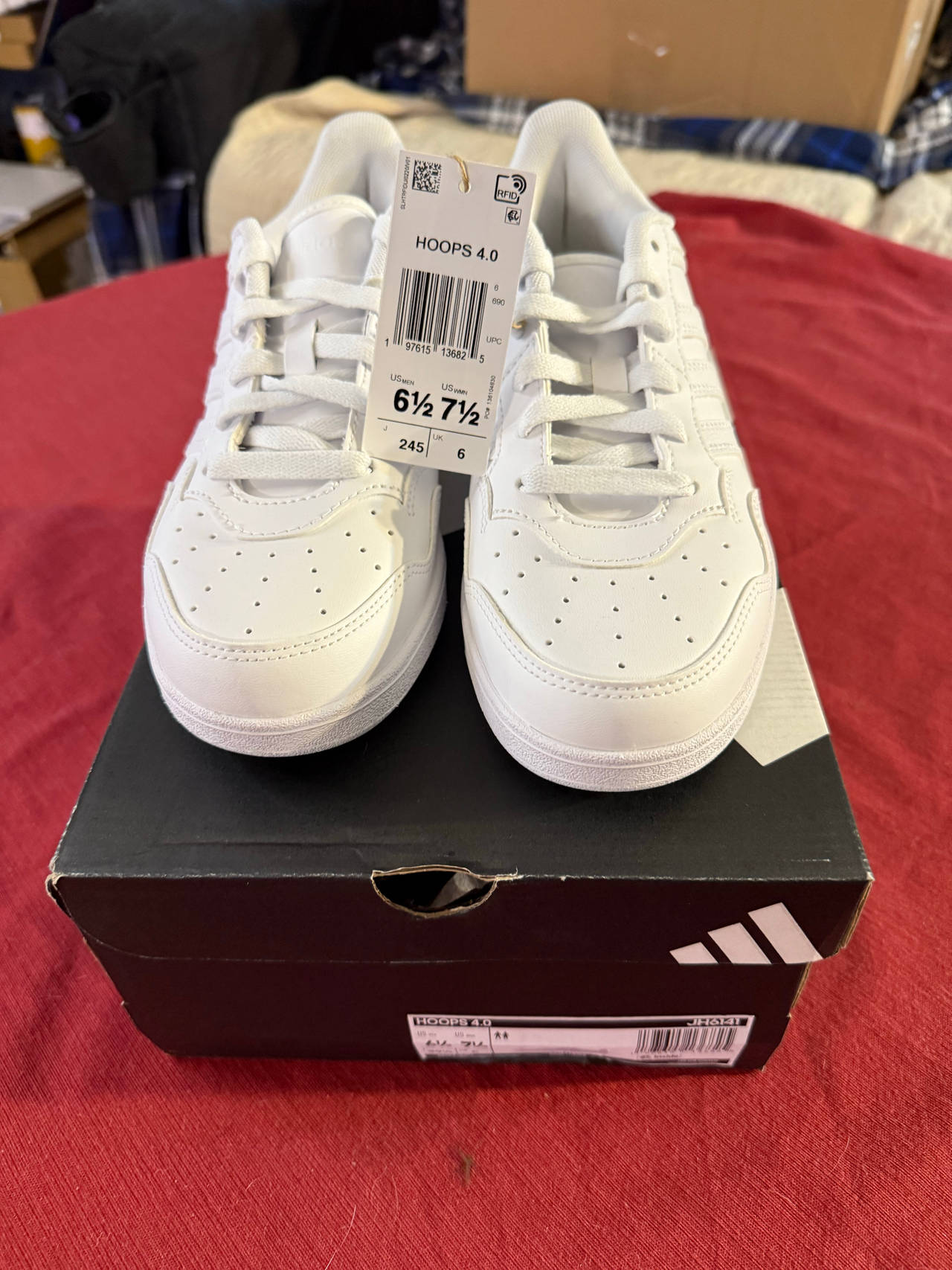 adidas Hoops 3.0 Low Shoes open box size 7.5 women’s 6.5 Men’s