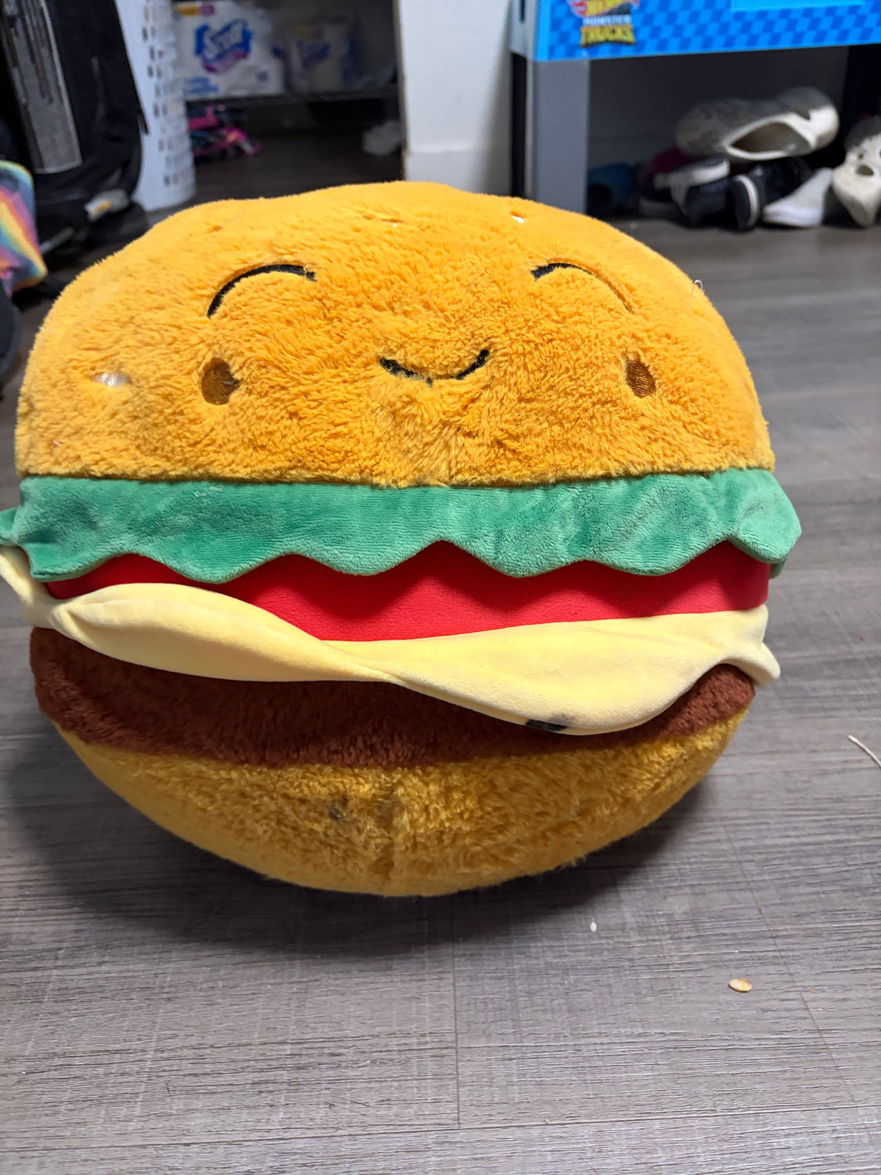 Squishmallows Carl the Cheeseburger 16-inch Plush