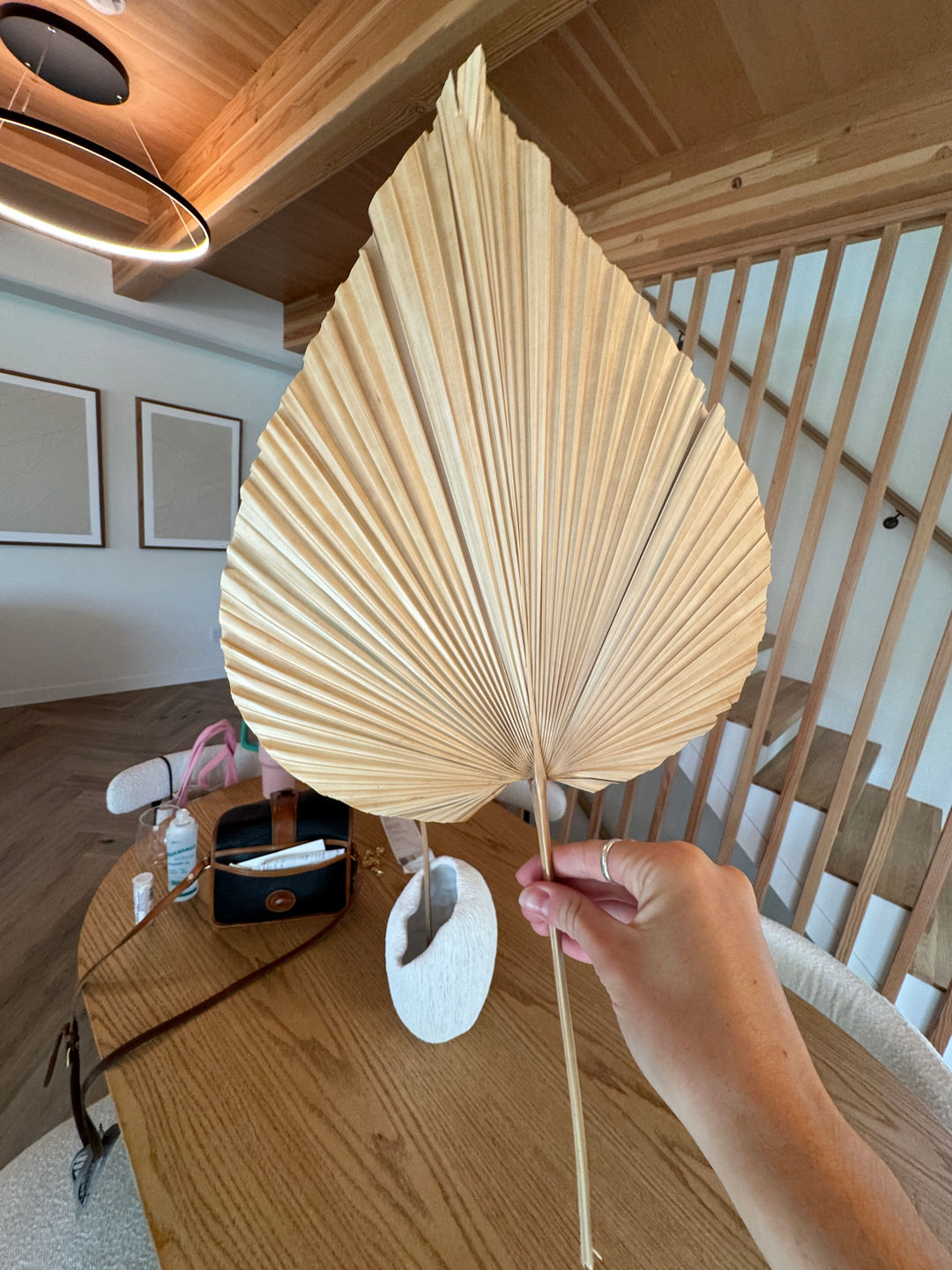 Dried Palm Leaf Decor