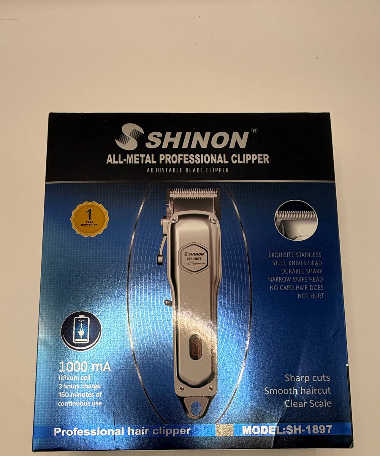 Shinon SH-1897 All-Metal Professional Clipper