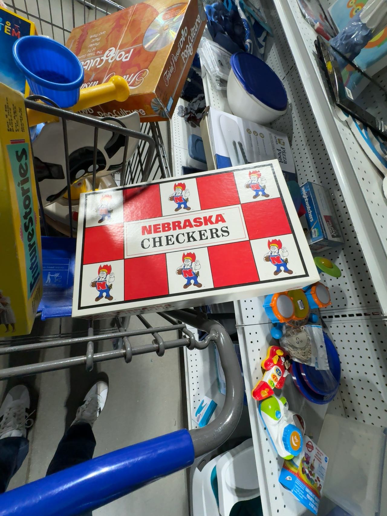 Nebraska Cornhuskers Collegiate Checkers Board Game