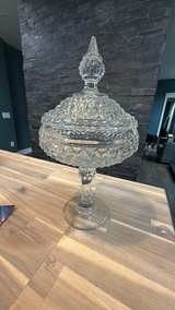 Indiana Glass Diamond Cut Pedestal Candy Dish - Image 2