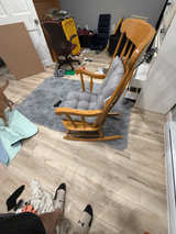Wooden Rocking Chair - Image 1