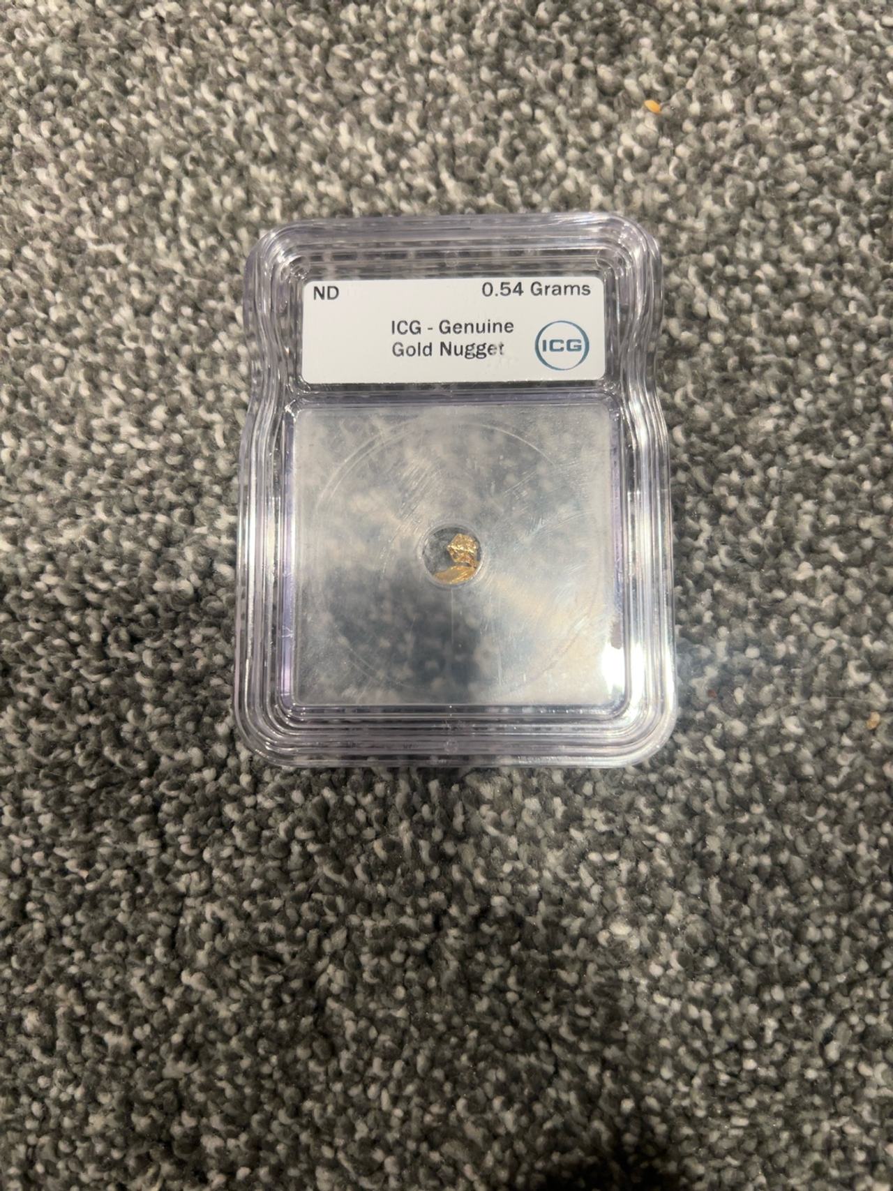 ICG Certified Gold Nugget