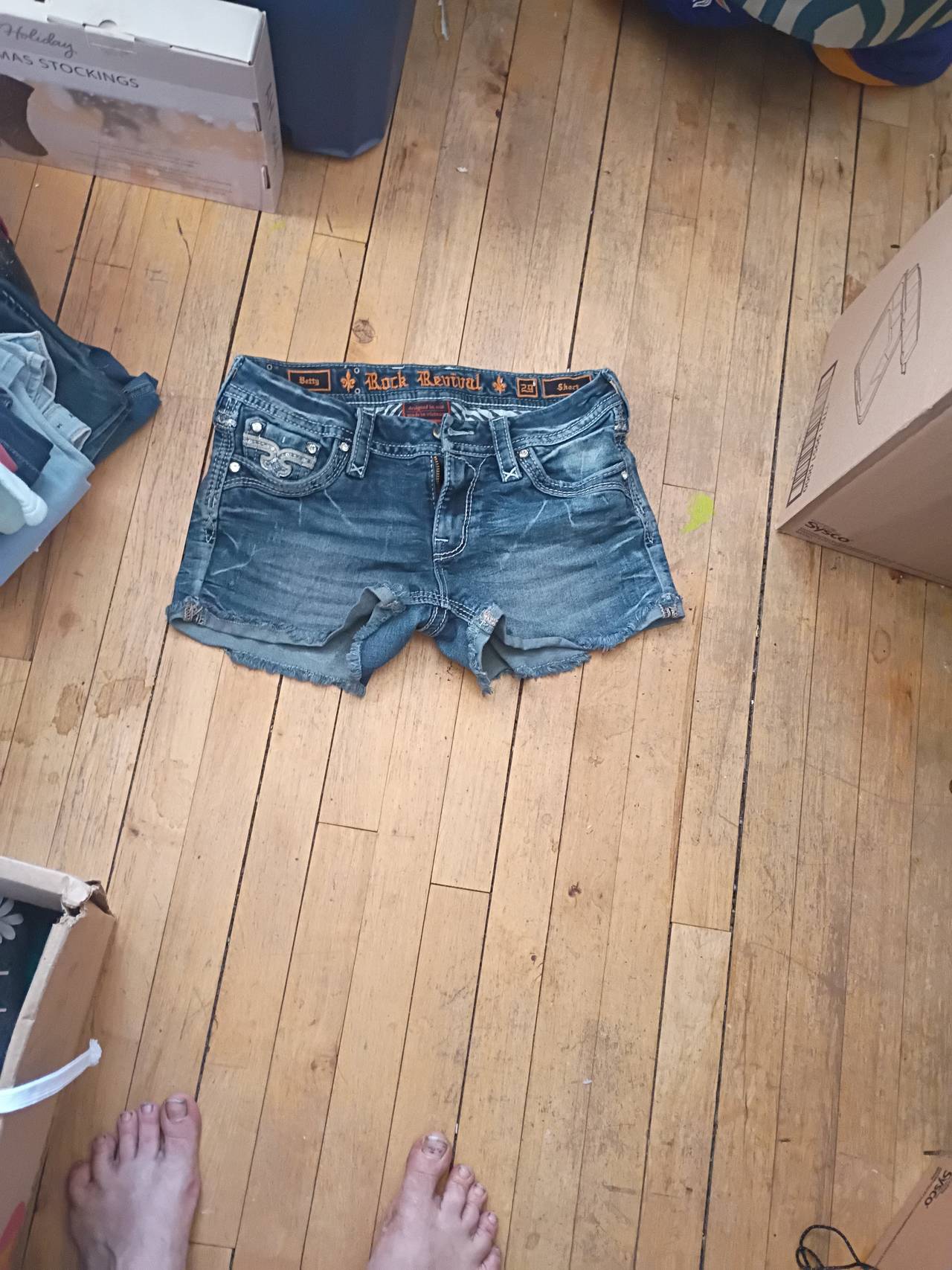 Rock Revival Betty Cut-off Denim Shorts