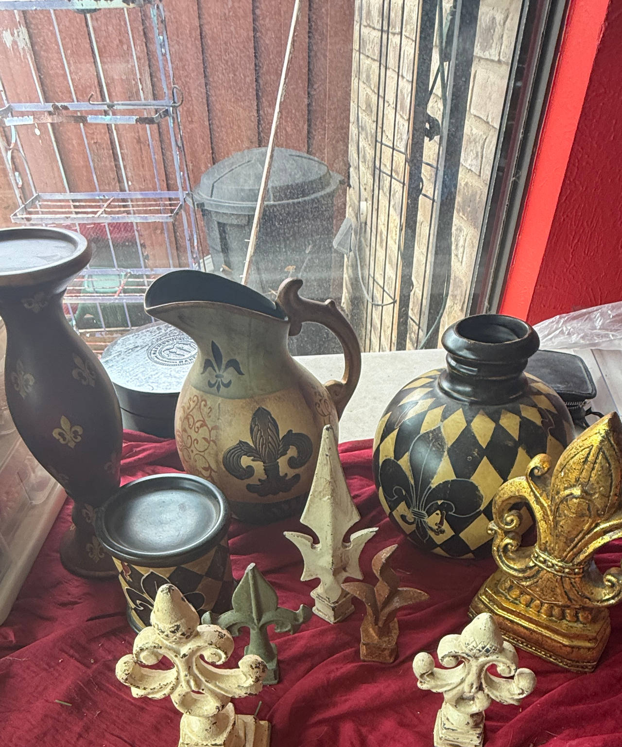 Fleur De Lis Decorative Home Decor Set