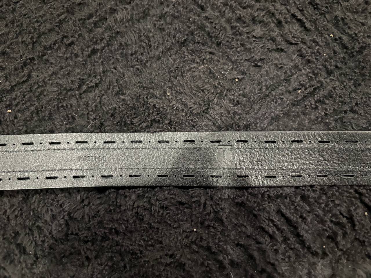 Trafalgar Black Leather Belt