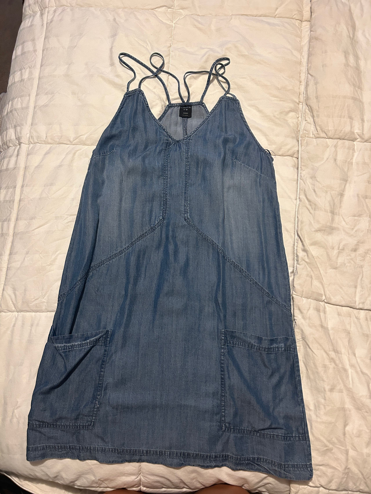 E The Real Chambray Dress