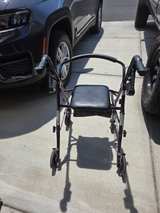 Drive Medical 4-Wheel Rollator Walker with Seat - Image 5