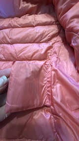 Children’s Moncler Lans Short Light Down Puffer Jacket Pink: size 6 115cm - Image 8