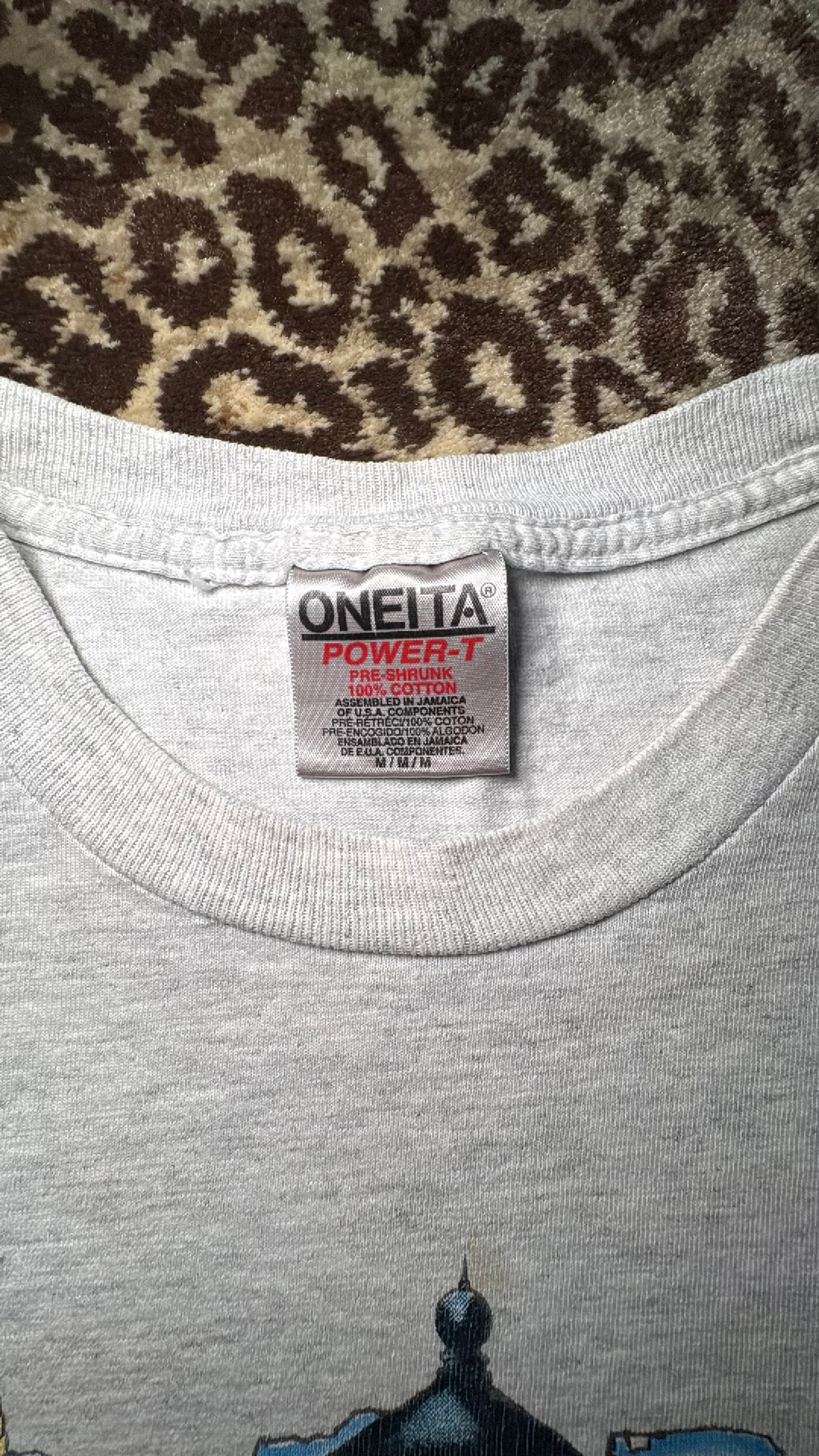 Vintage Oneita Lighthouses of Virginia T-Shirt - Image 2