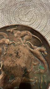 Vintage Brass Decorative Dish - Image 5