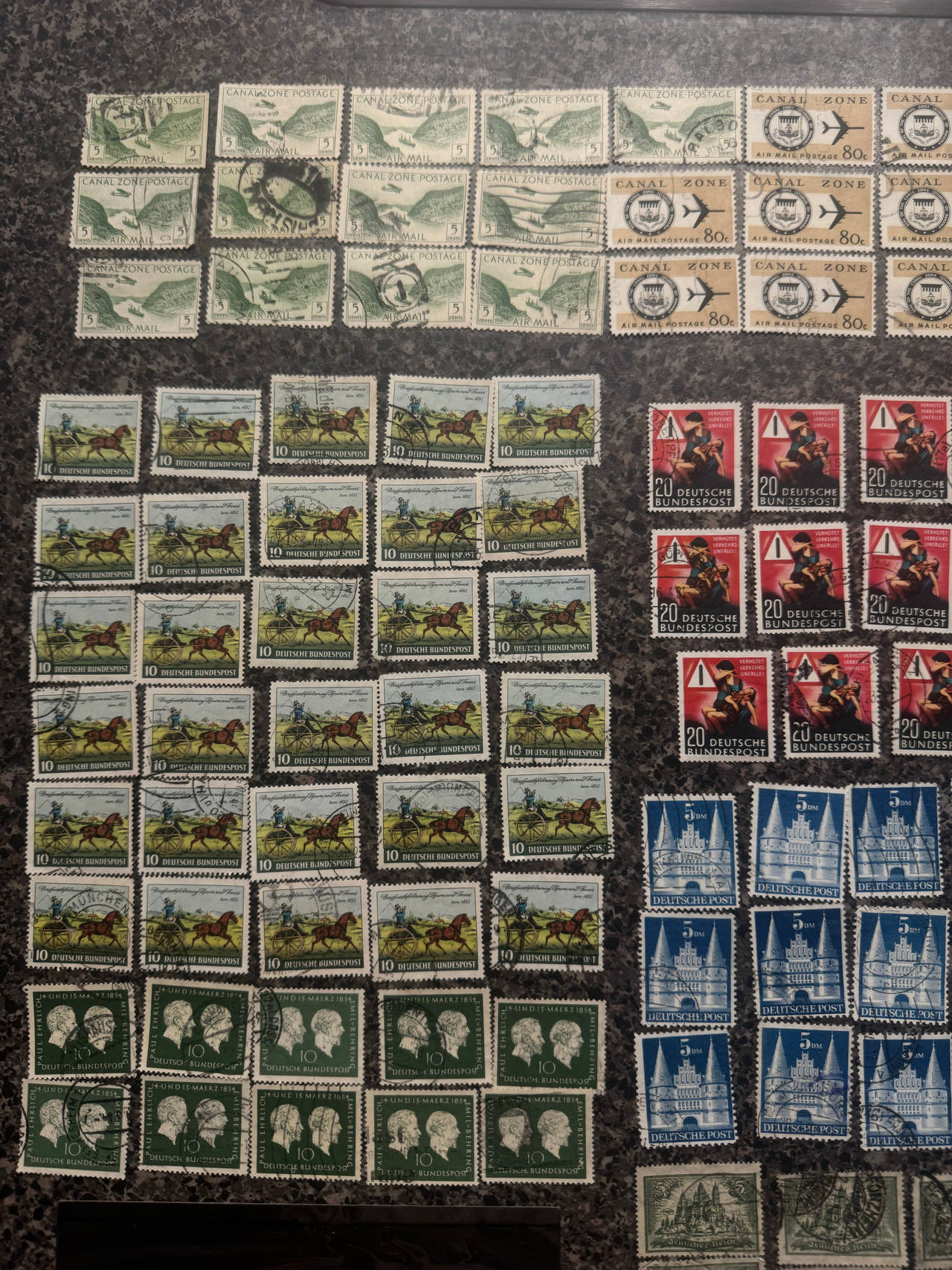 Vintage International Postage Stamp Collection