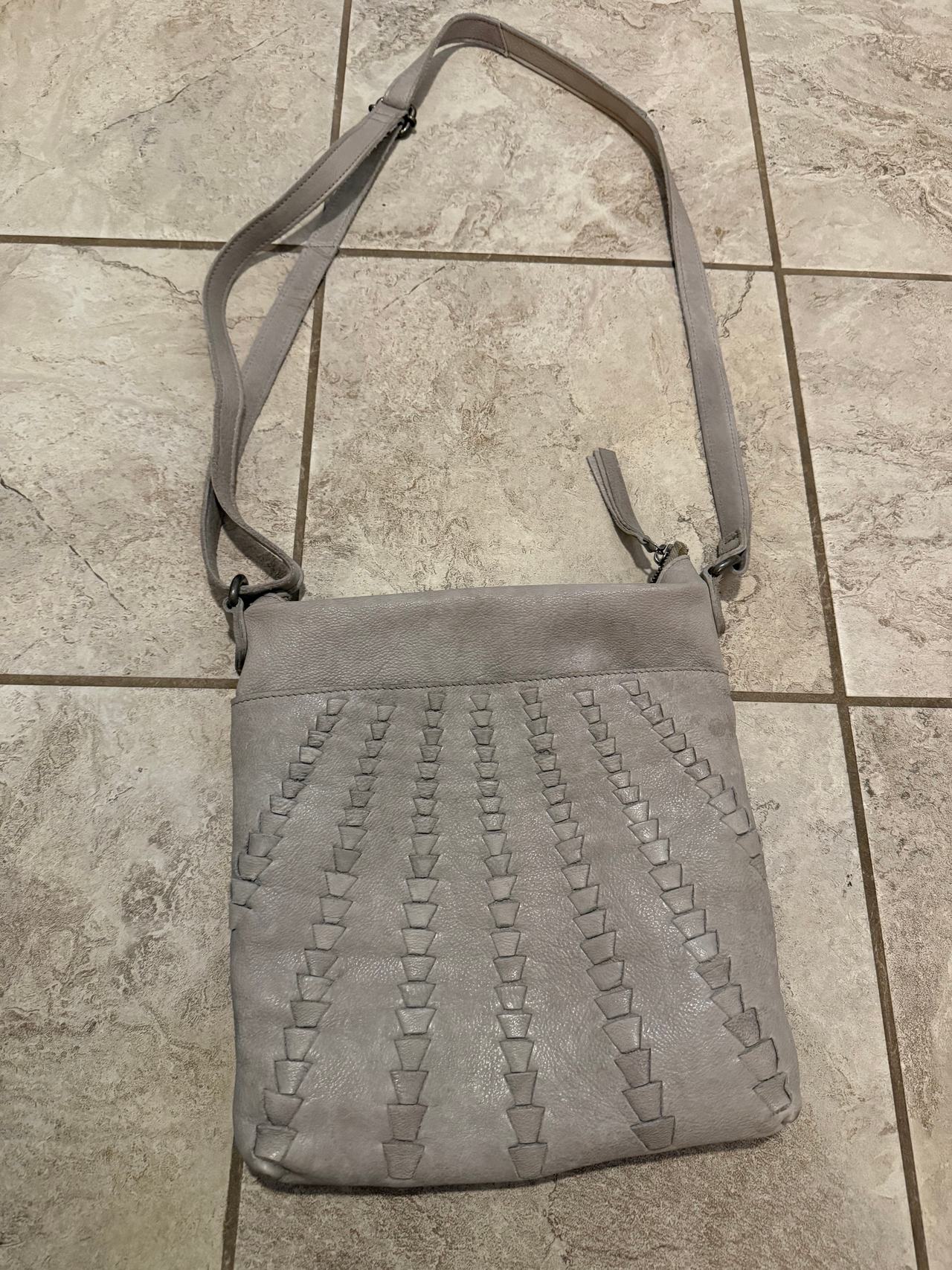 Latico Leather Crossbody Bag with Textured Design