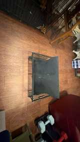 Black Wood Side Table with Magazine Rack - Image 8