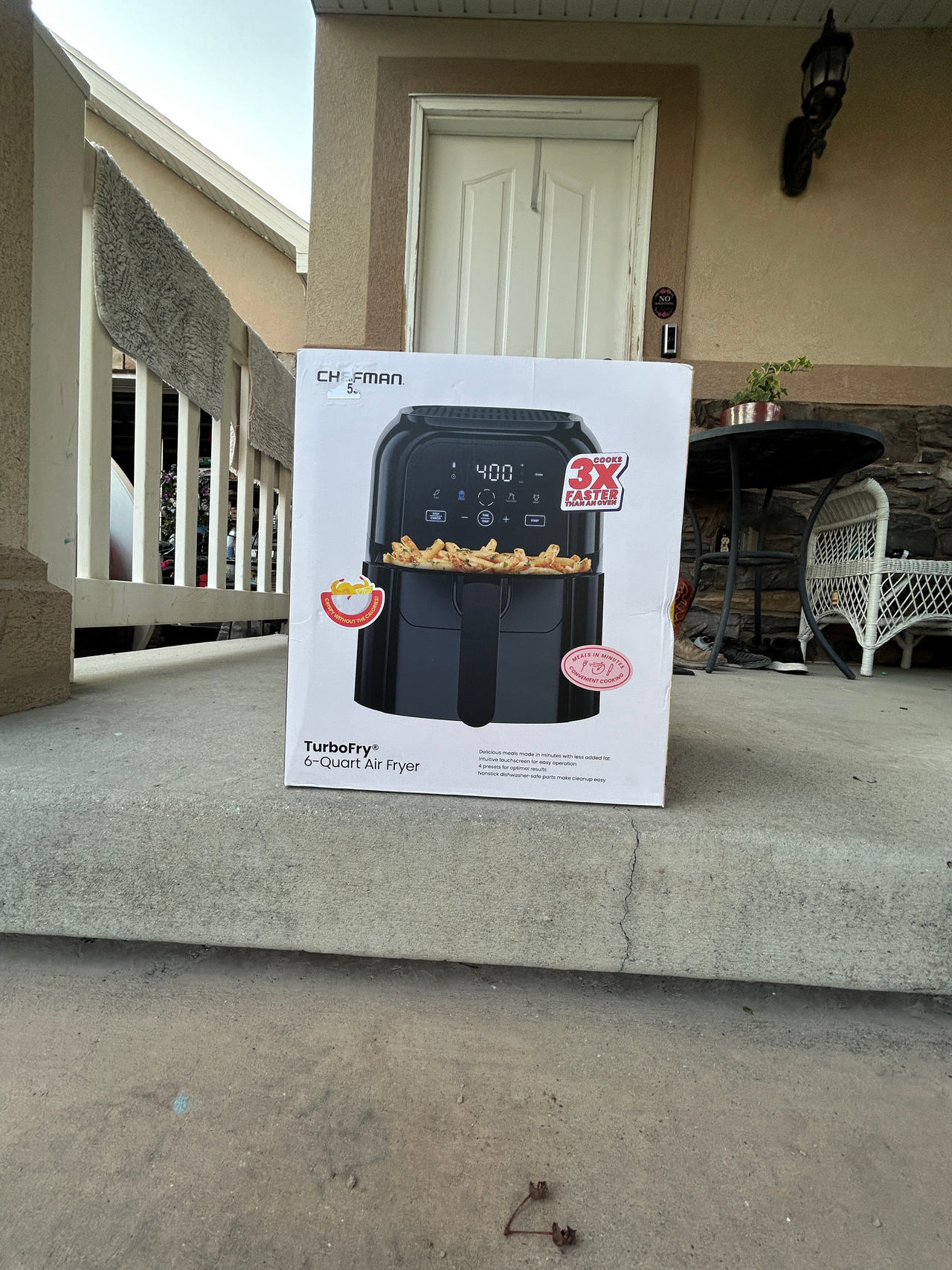 Brand New Chefman TurboFry 6-Quart Air Fryer