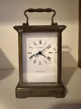 Tiffany & Co. Brass Carriage Clock (in working condition!) - Image 1