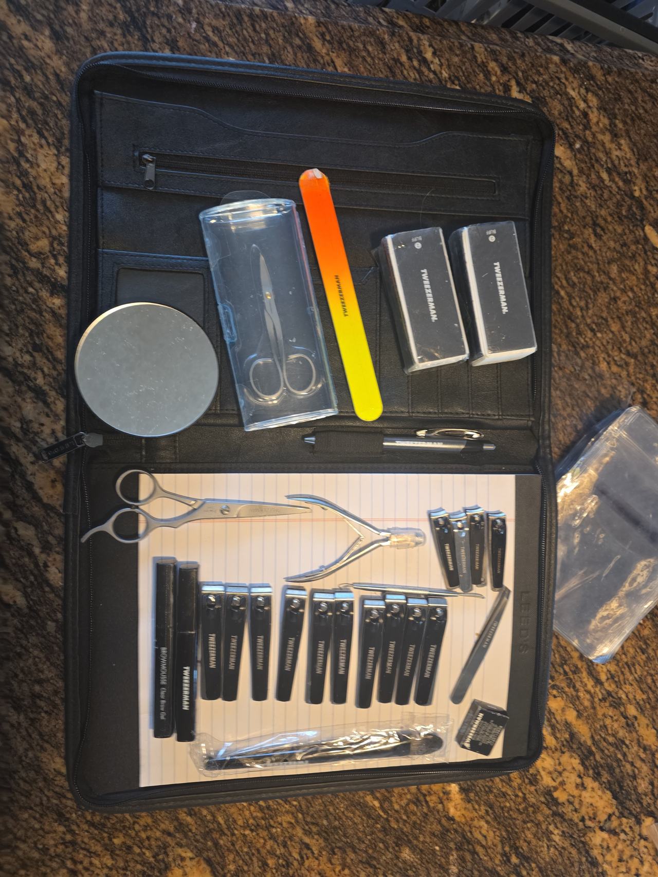 Tweezerman Grooming Tool Collection in Leeds Portfolio Case