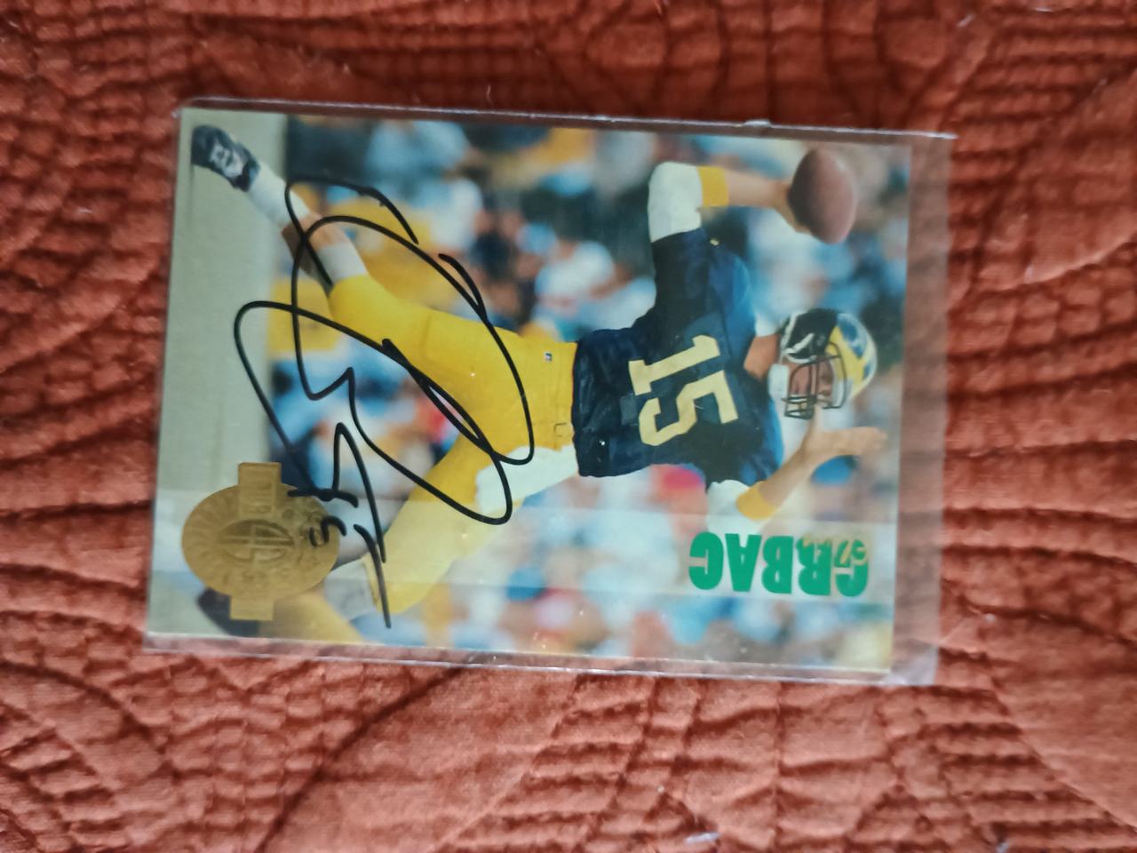 1993 Classic Elvis Grbac Autographed Football Card