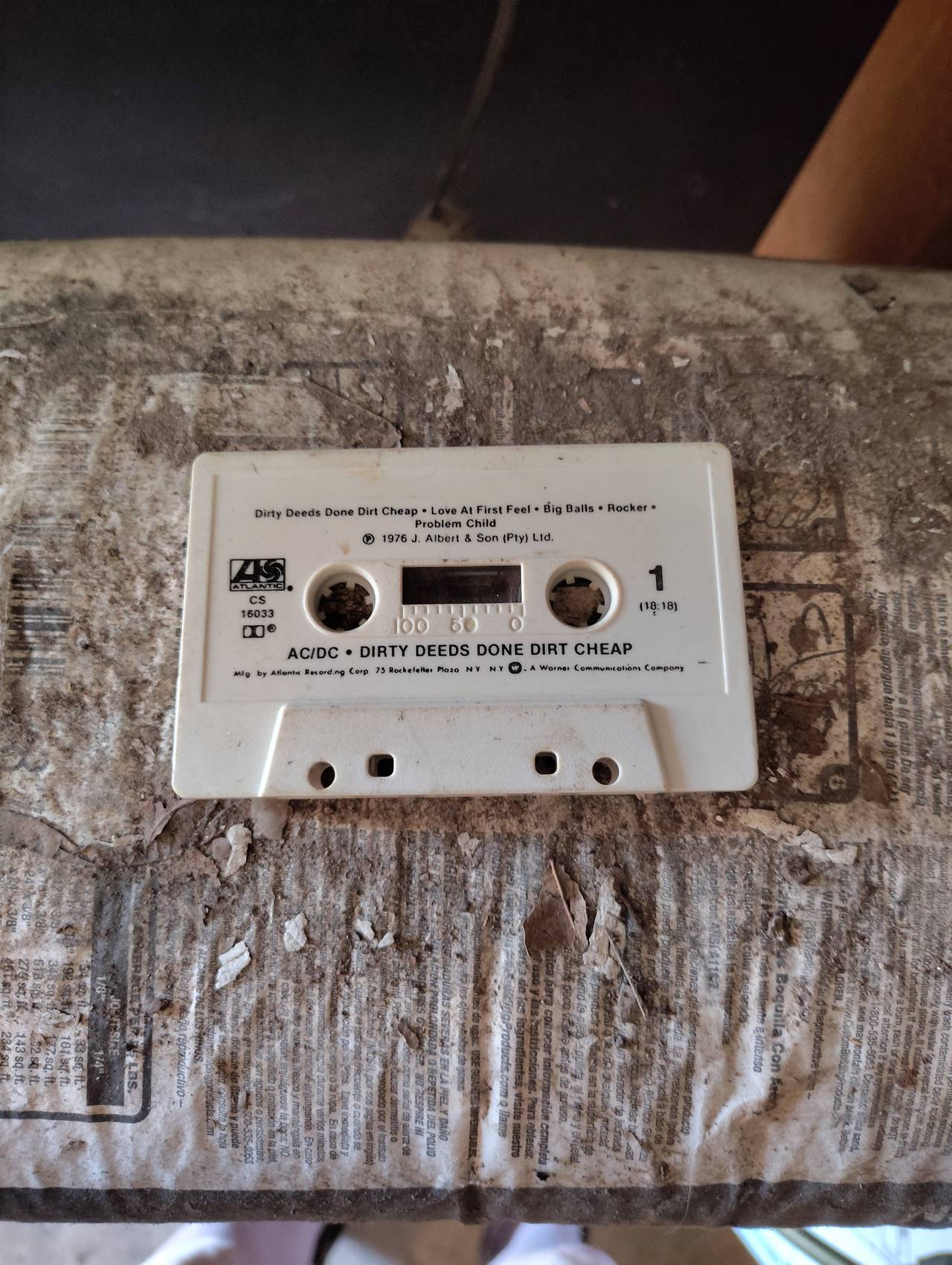 AC/DC - Dirty Deeds Done Dirt Cheap Cassette Tape
