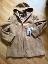 London Fog Women's Wool Blend Hooded Coat - Image 1