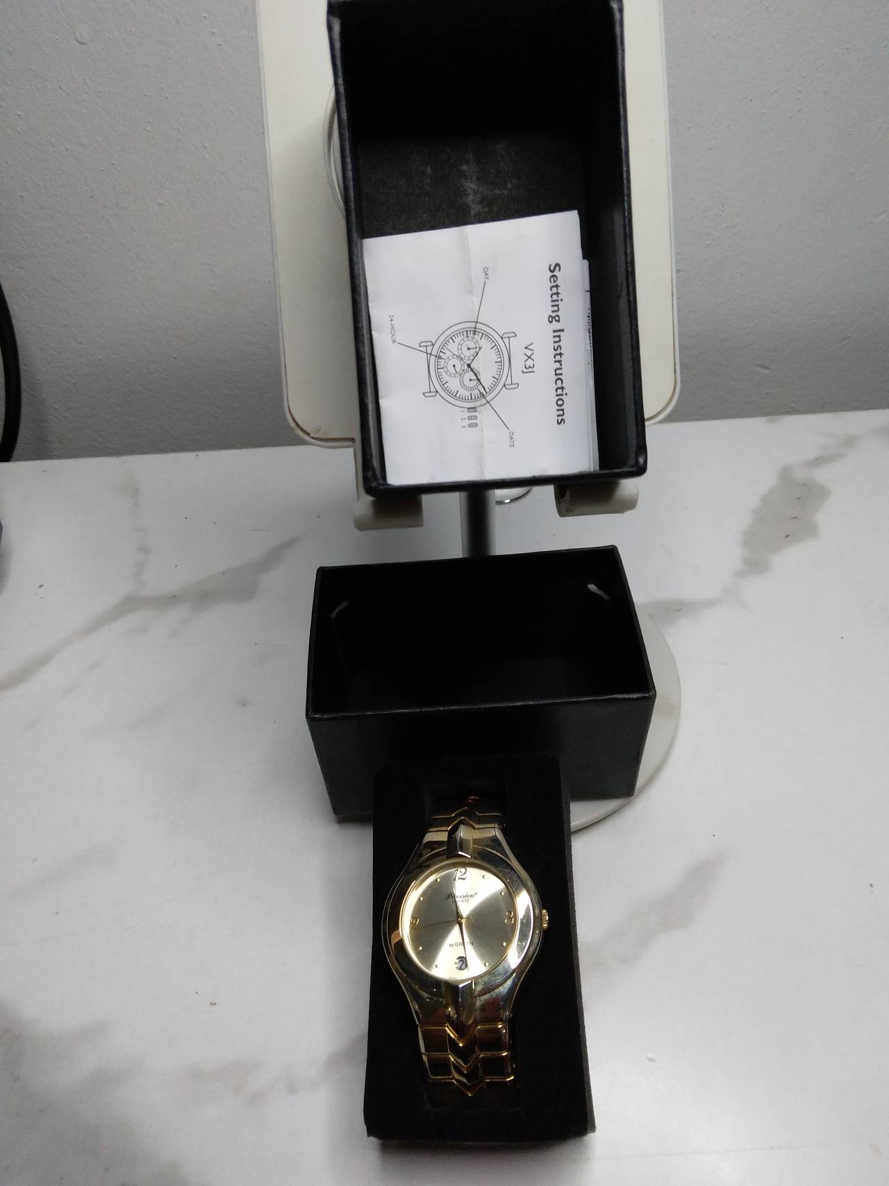 Precision by Gruen Two-Tone Quartz Watch