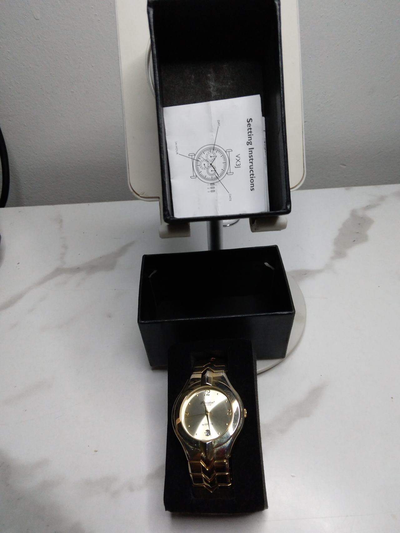 Precision by Gruen Two-Tone Quartz Watch