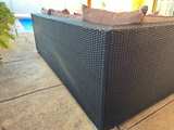 Outdoor Wicker Corner Lounge/Day Bed - Image 7
