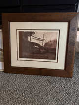 Edward S. Curtis 'The Blanket Weaver - Navaho' Framed Print - Image 1