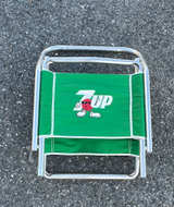 Vintage 7-Up Cool Spot Folding Beach Chair - Image 1