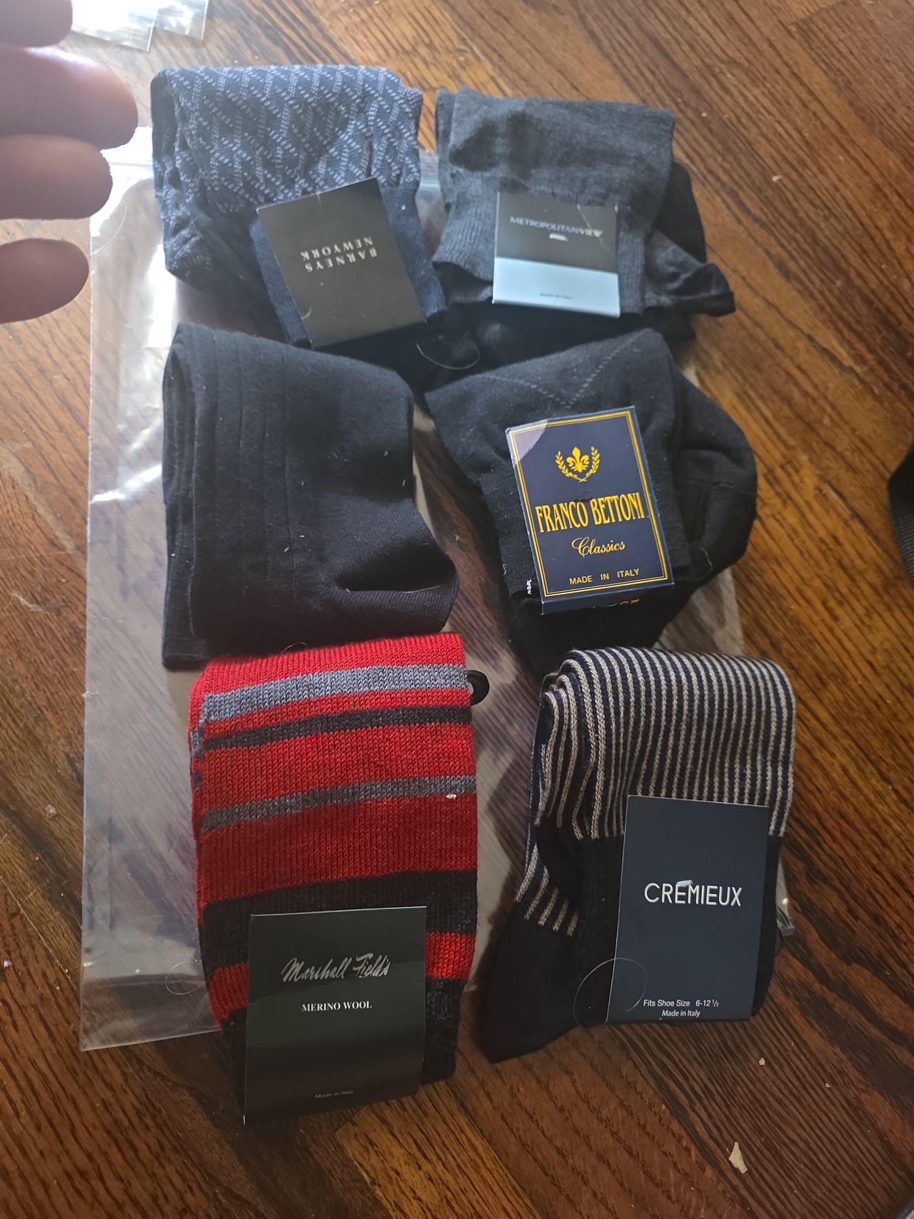 6pr Assorted Men's Luxury Dress Socks Bundle79