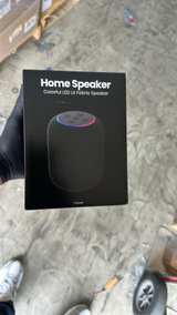 Home Speaker Colorful LED Lit Fabric Speaker white color only - Image 2