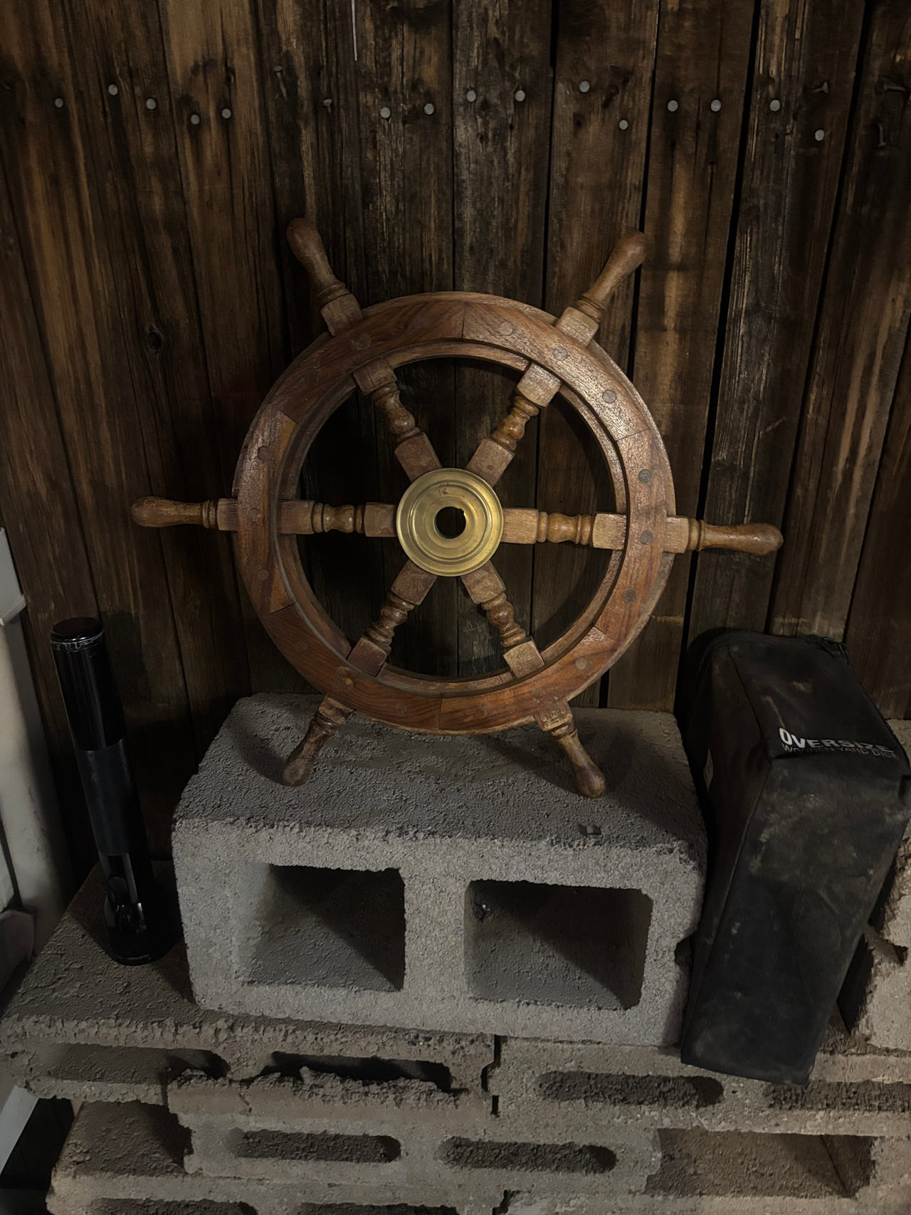 Wooden Ship Wheel