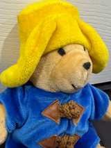 Eden Toys Paddington Bear Plush SMALL Blue Coat Yellow Hat - Image 3