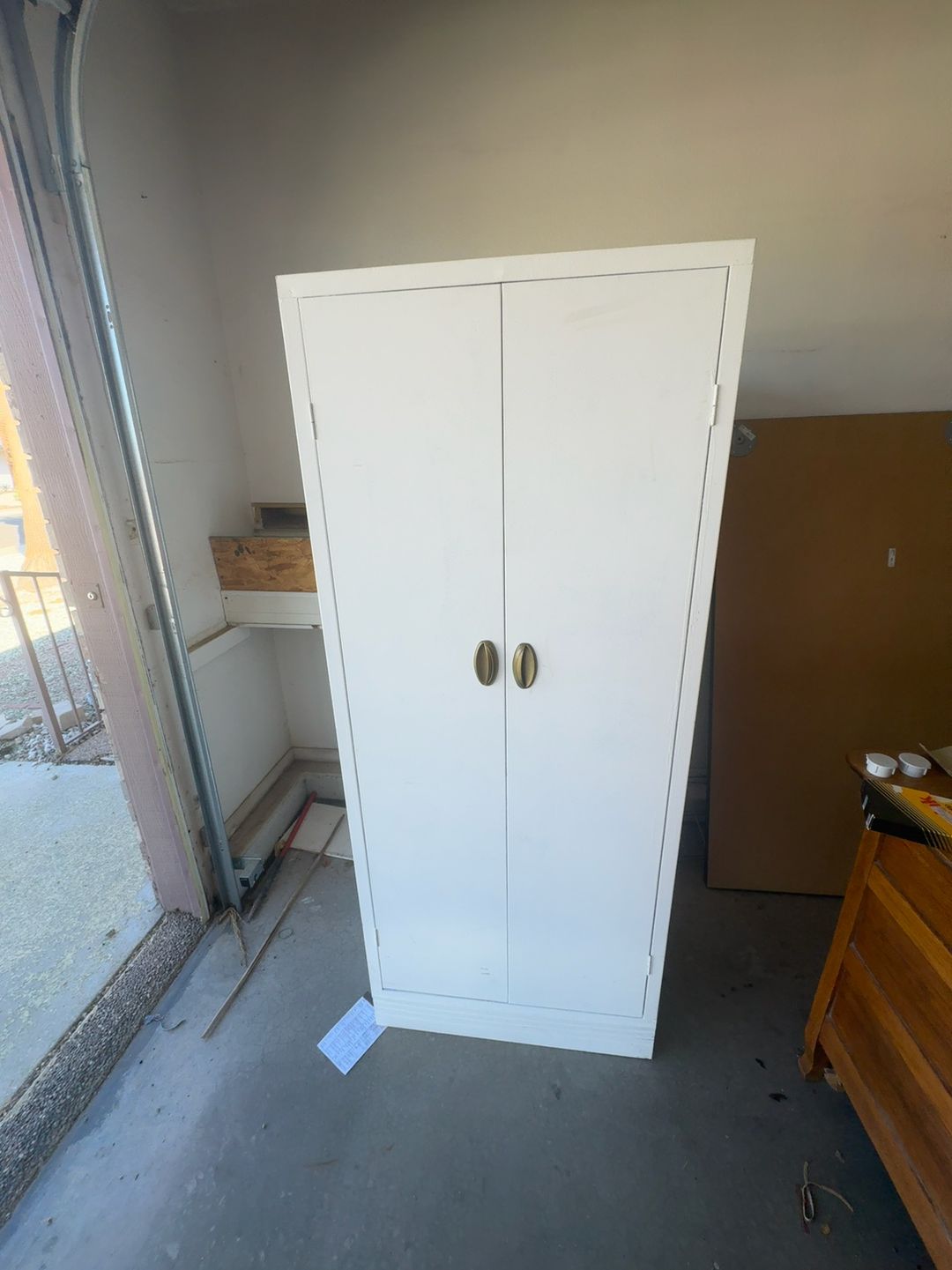 Sandusky Classic White Metal Storage Cabinet 5 ft