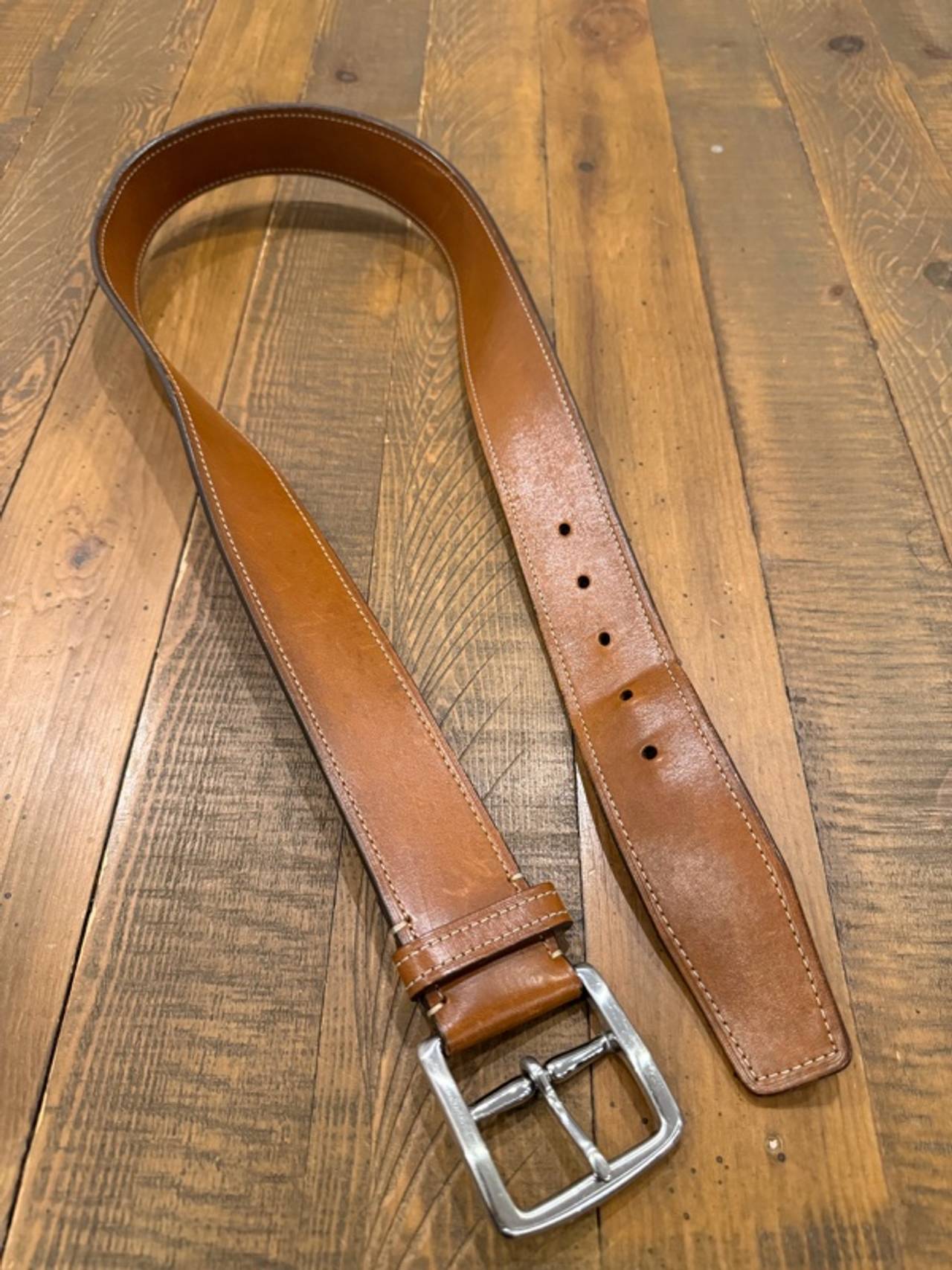 COACH BROWN  Men's Tan Leather Belt 34
