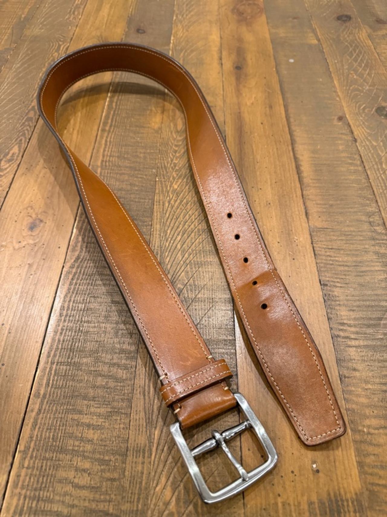 COACH BROWN  Men's Tan Leather Belt 34