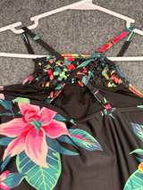 Old navy Tropical Floral High Neck One Piece Swimsuit - Image 7