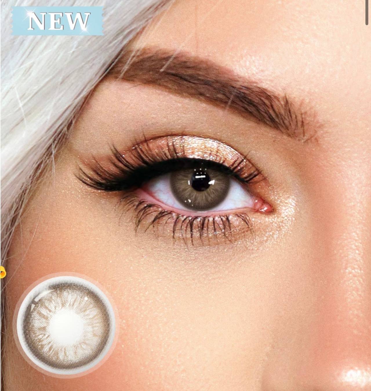 Ttdeye Compact Contact Lens with Cases and  Tweezers