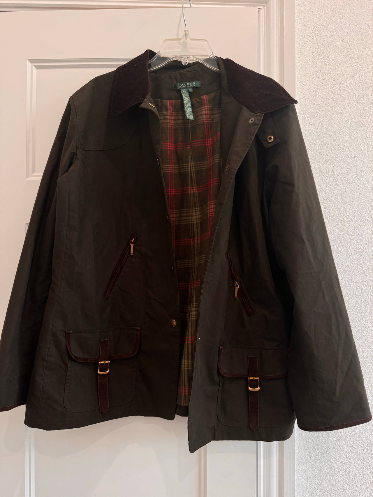 Lauren Ralph Lauren Waxed Cotton Barn Jacket