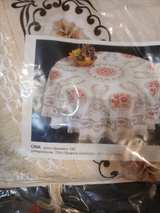 Cina Pizzo Diametro 190 Floral Lace Tablecloth - Image 2
