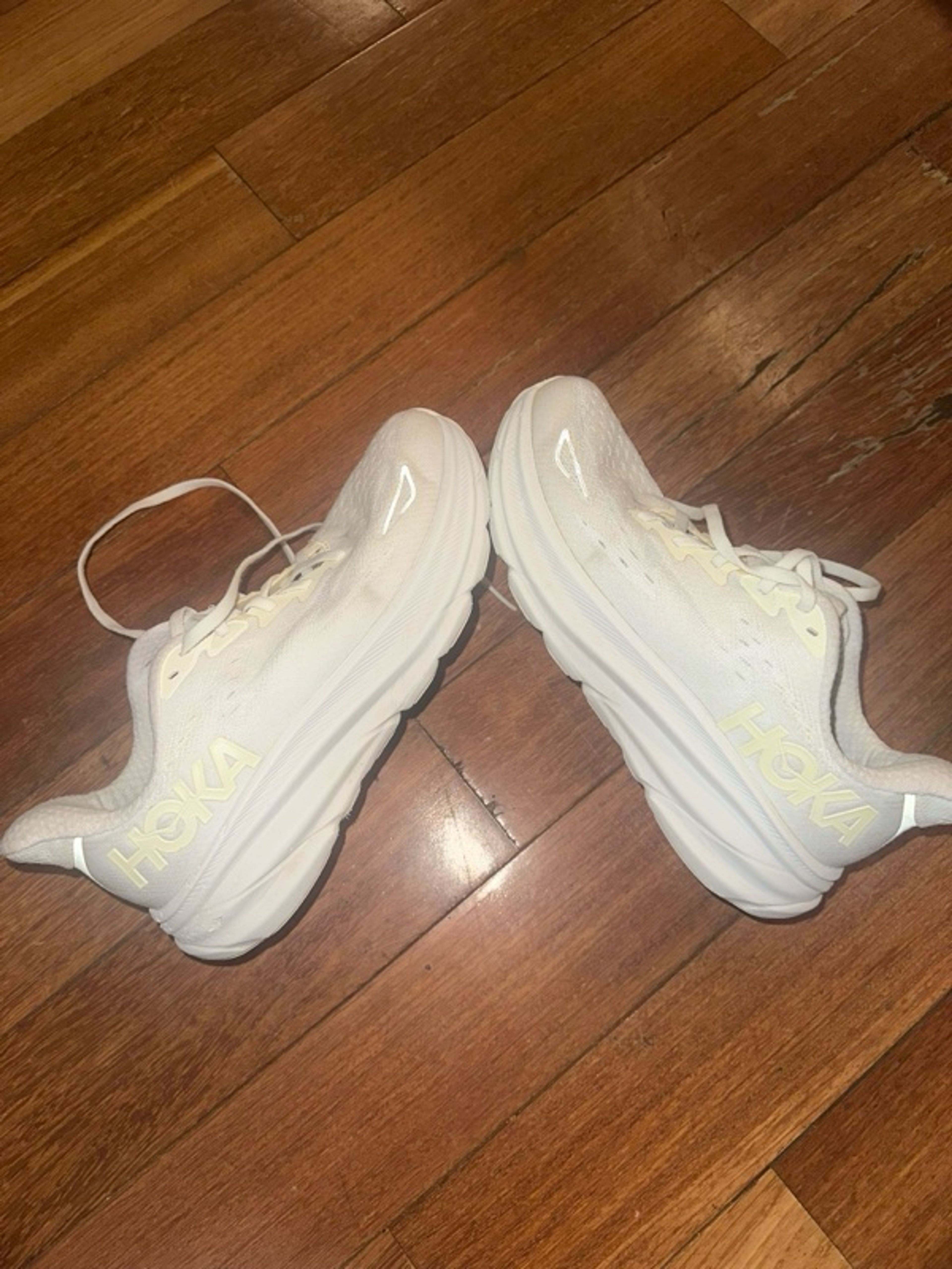 Hoka Clifton 9 Women's White Running Shoe